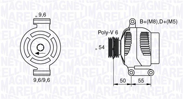 MAGNETI MARELLI Generaator 063377024010